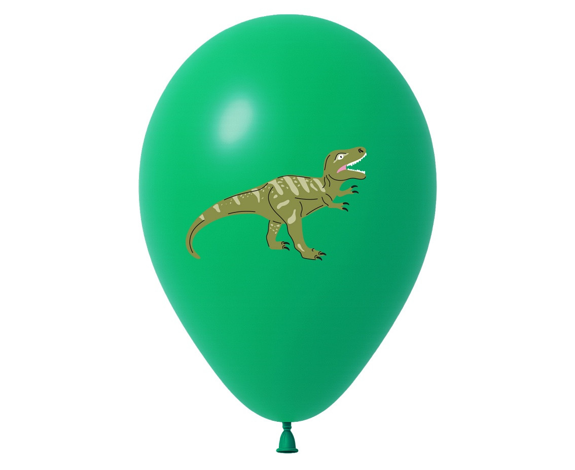 Balloons Dinosaurs, 12" / 5 pcs.